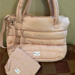 Wilo The Label Blush Tote Bag Set